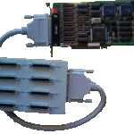 HDWP8422550I 8 Port PCI RS422 RS-422 multiport card
